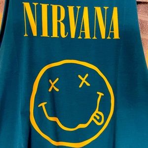 ❤️‍🔥$5❤️‍🔥Grunge nightgown featuring 90s epic band Nirvana
